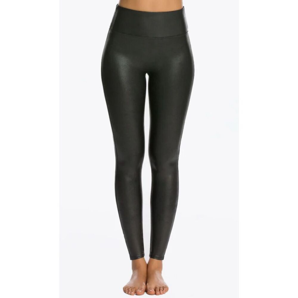 Spanx NWOT size S black Faux Leather leggings style 2437